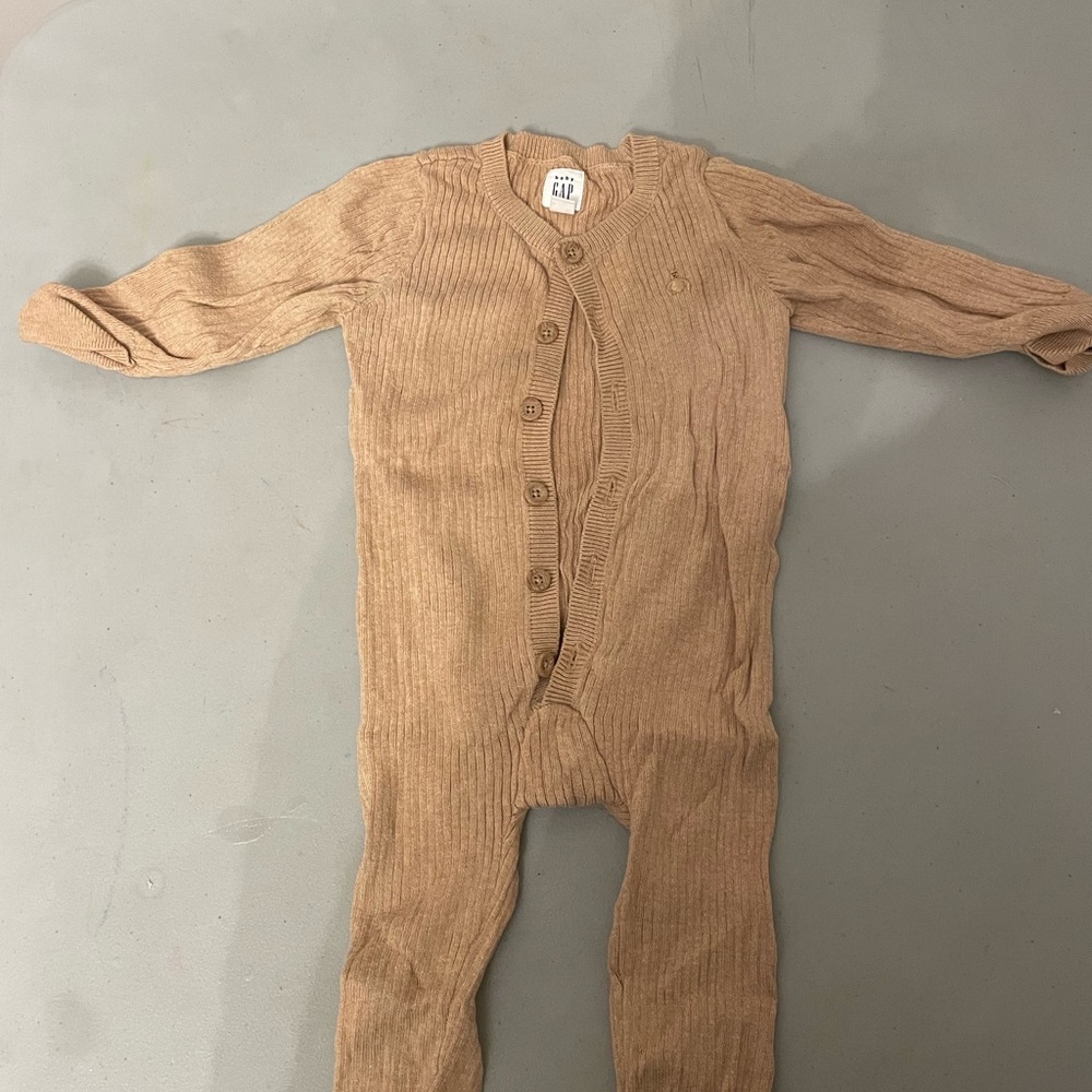 Cozy Kids One Piece in Tan Baby Gap